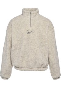 METAL SIGNATURE TEDDY TROYER - Flīsa džemperis - off white