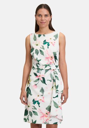 Vera Mont MIT BLUMENPRINT - Freizeitkleid - cream rosé