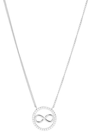 Fossil Halskette - silber