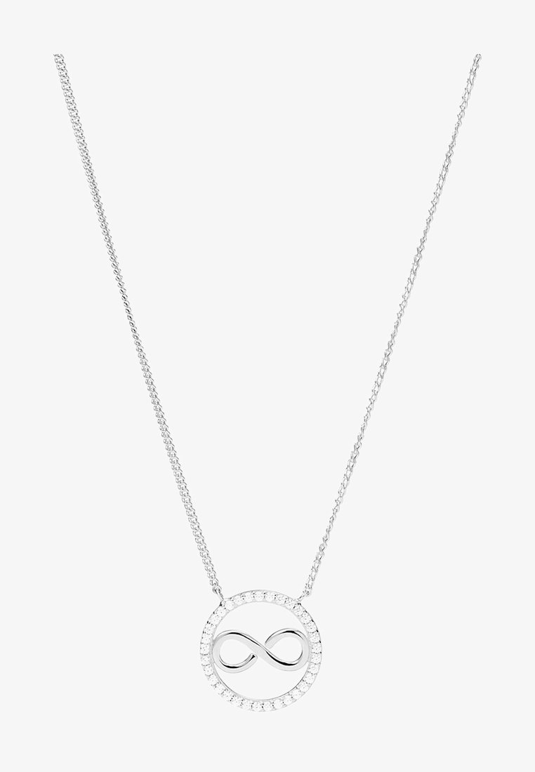 Fossil Halskette - silber
