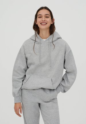 Felpa con cappuccio - grey