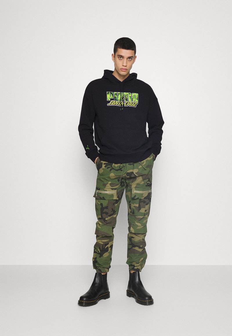 Puma SANTA CRUZ HOODIE - Mikina s kapucí - black