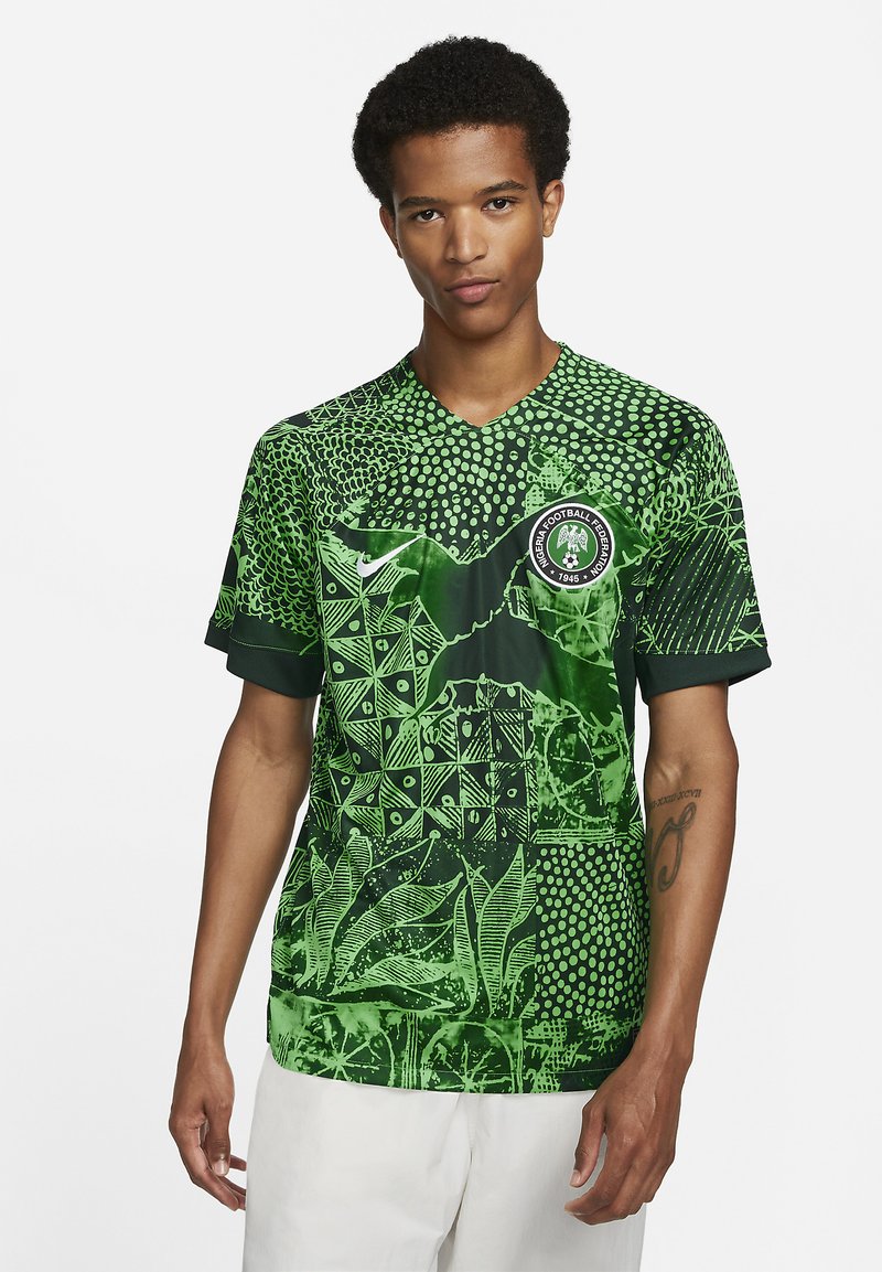 Nike Performance NIGERIA DF STADIUM Tshirts print green spark/pine