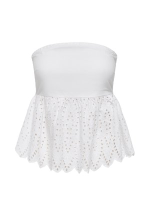 ONLY, TOP ONLTULUM TOP - Débardeur - bright white