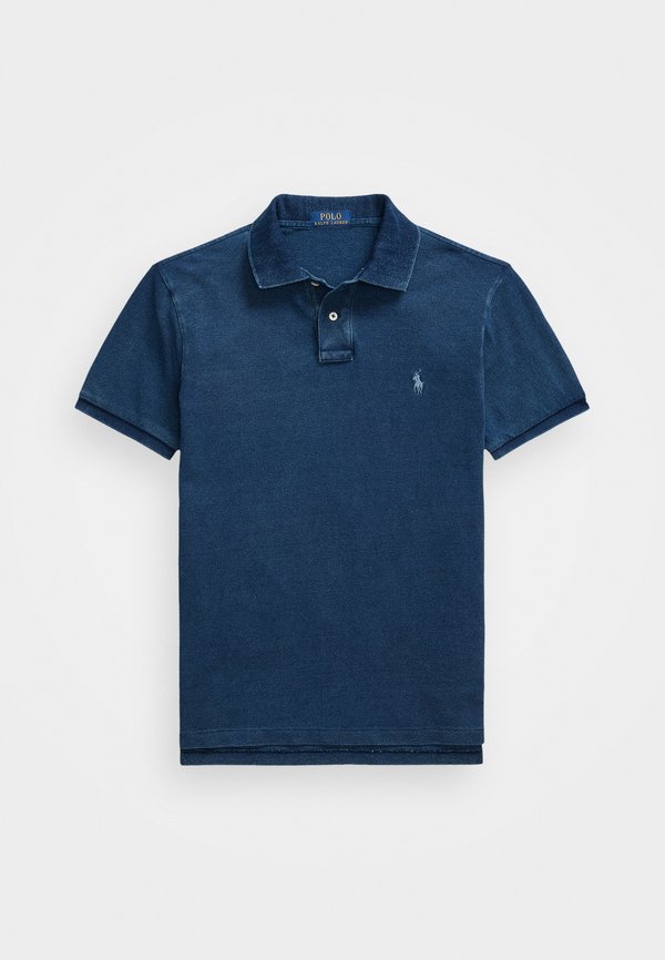 SLIM FIT MESH POLO SHIRT - Polo shirt - dark indigo3