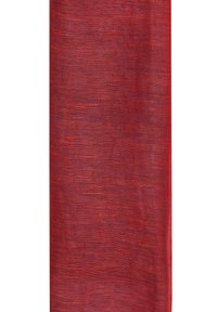 Tela de lino roja con un tejido texturizado y fino. El material parece ligero, con una calidad ligeramente translúcida.