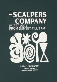 Scalpers LOCAL - Tricou cu imprimeu - dark green