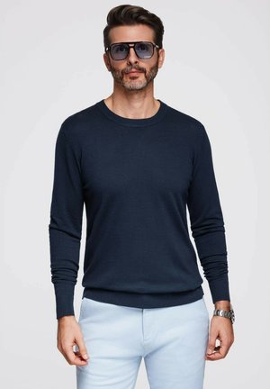 Strickpullover - navy blue