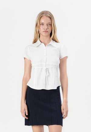 Hollister Co. SLIM SHIRTING - Button-down blouse - white