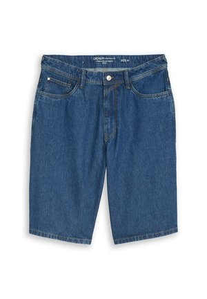 TOM TAILOR DENIM, TTWAYLEN RELAXED JEANS SHORTS - Short en jean - clean dark stone blue denim