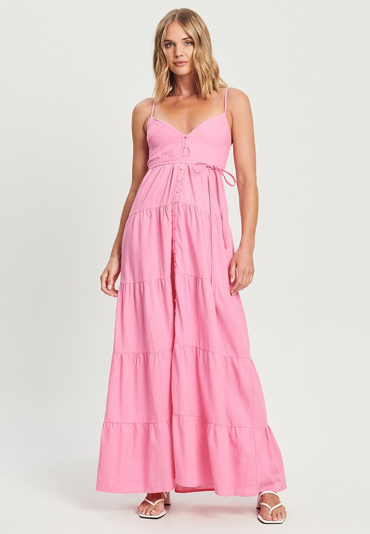 CALLI ANDRIA - Maxikleid - bubble gum pink