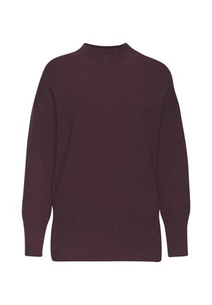STEHKRAGENPULLOVER - Jumper - burgunder