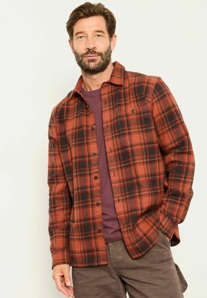 FatFace, LONG SLEEVE CHECK SHIRT - Shirt - orange
