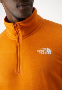 The North Face GLACIER 1/4 ZIP - Fleecová mikina - desert rust