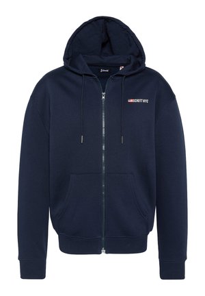 Zip-up sweatshirt - marine
