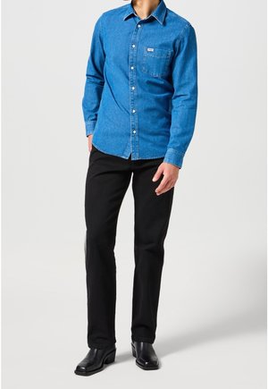 Wrangler Jeans a sigaretta - black denim