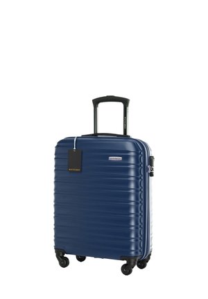 SMALL SUITCASE WITH LUGGAGE TAG - Luggage - dark blue