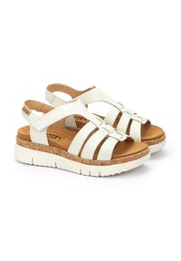 Pikolinos PALMA - Sandalias de cuña - white