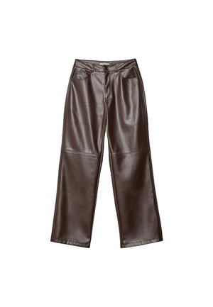 Pantalon classique - mottled brown