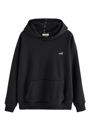 Self., REGULAR FIT - Felpa con cappuccio - black