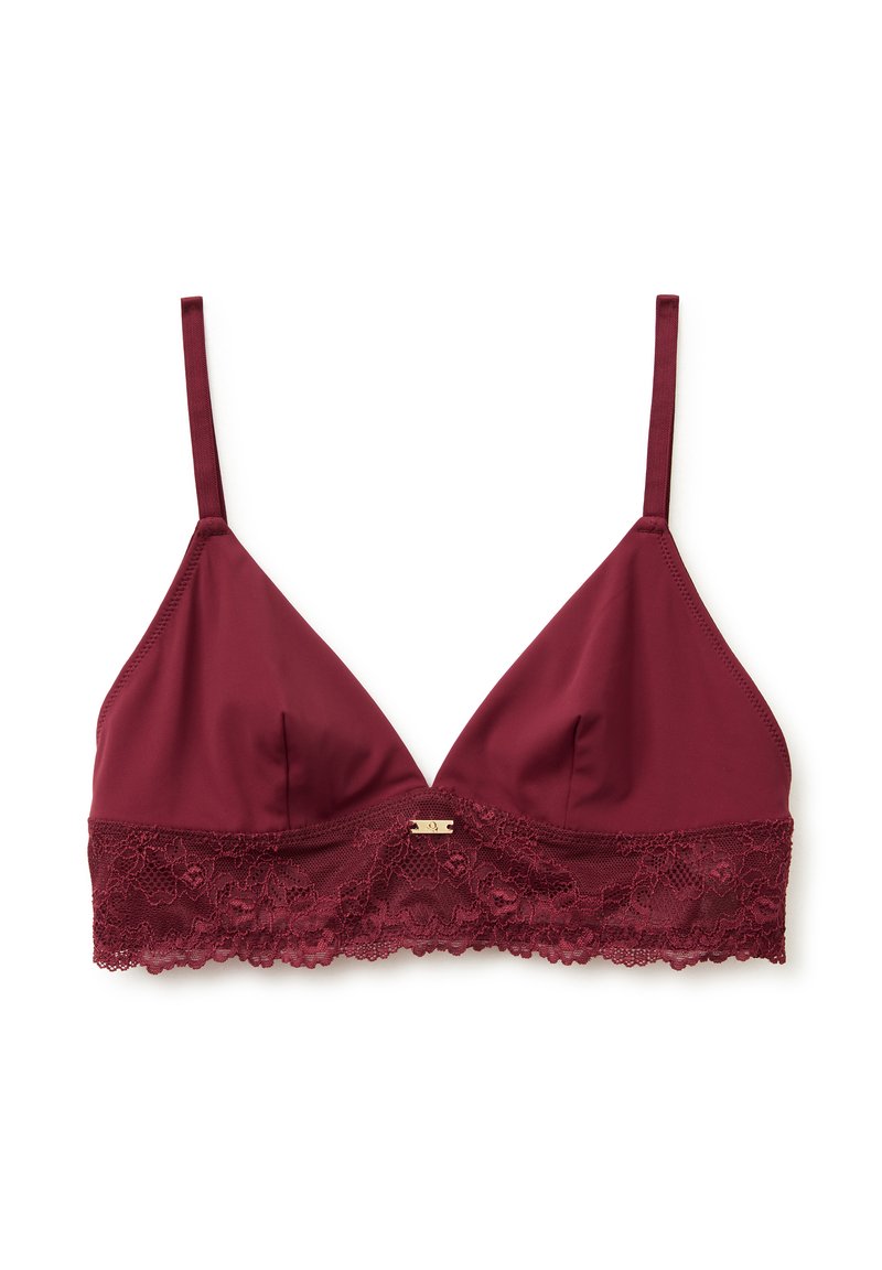 United Colors of Benetton Triangle bra - red - Zalando