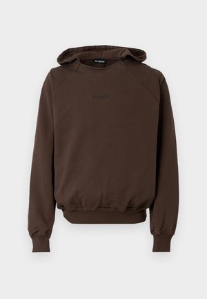 Han Kjøbenhavn HOODIE UNISEX - Felpa - dark brown