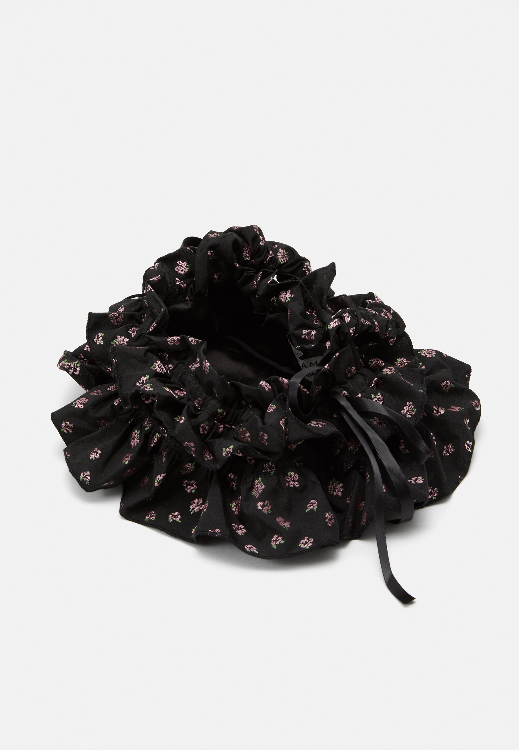 sister jane☆ ペッパー フローラル ラッフルバッグ 【英国発】 Sister Jane PEPPER FLORAL RUFFLE BAG - Handbag - black