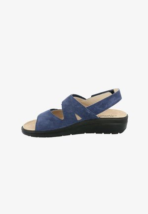 Toni Pons VALENCIA - Sandali con zeppa - navy/blu Toni Pons VALENCIA - Sandali con zeppa - navy/blu