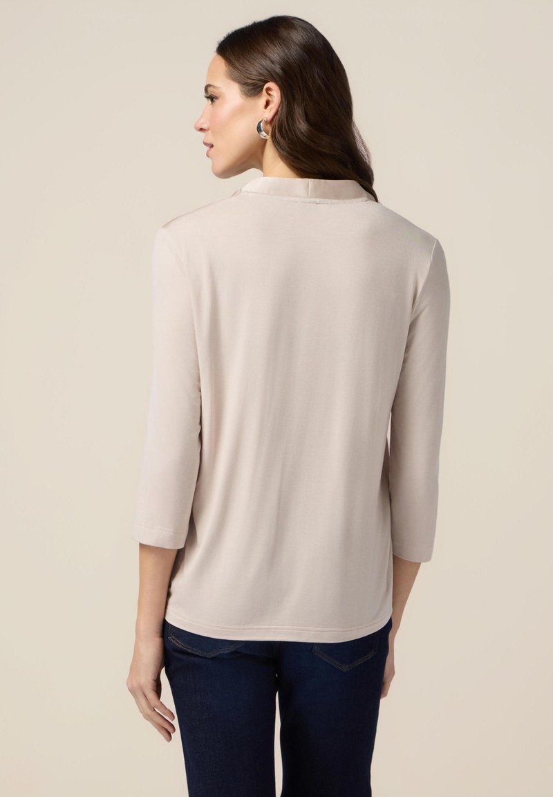 Camicia A Maniche Lunghe Con Maniche A Lanterna In Tinta Una | SHEIN