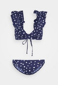 TRIANGEL ALLY  SET - Biquíni - blue/white