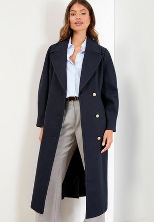 SINGLE OVOID SLEEVE BREASTED LONGLINE - Klasický kabát - navy