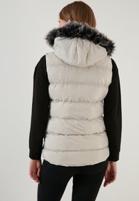 LELA SLIM FIT - Strukirani kaput - stone colored
