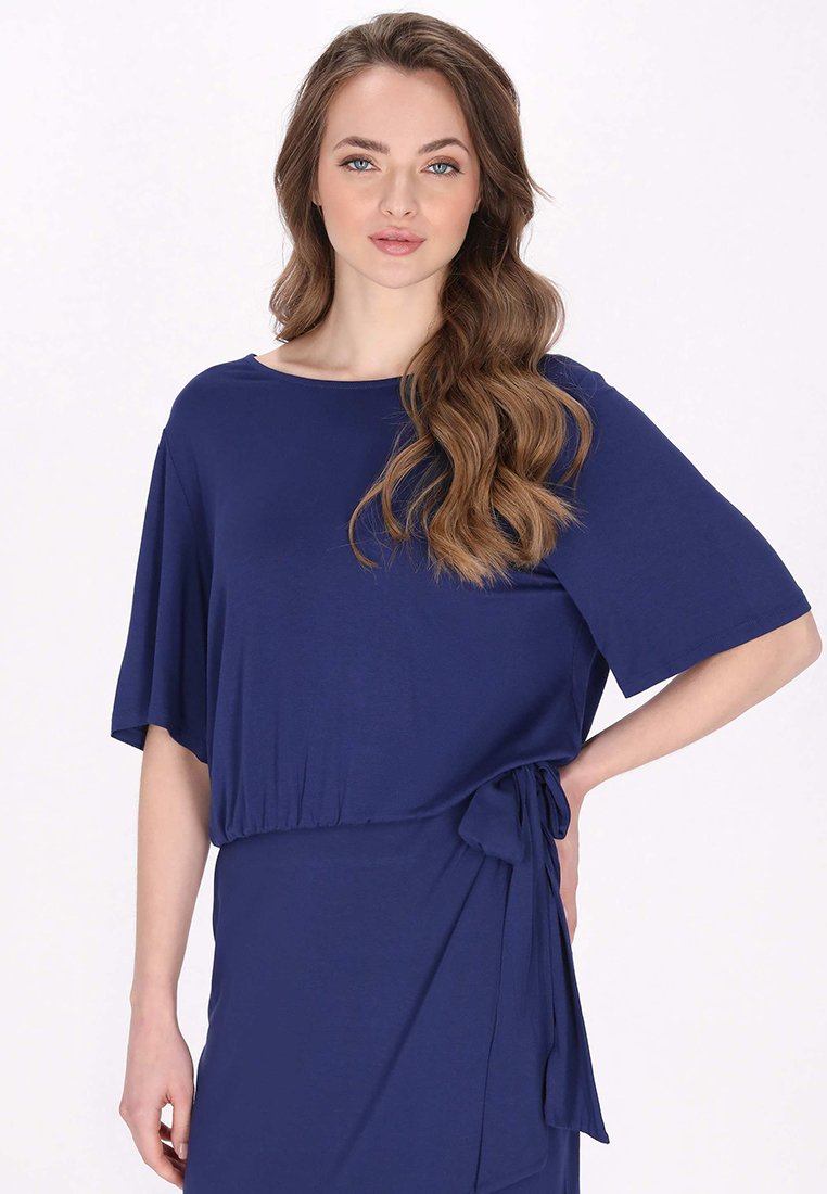 dreimaster T-shirt basic donkerblauw