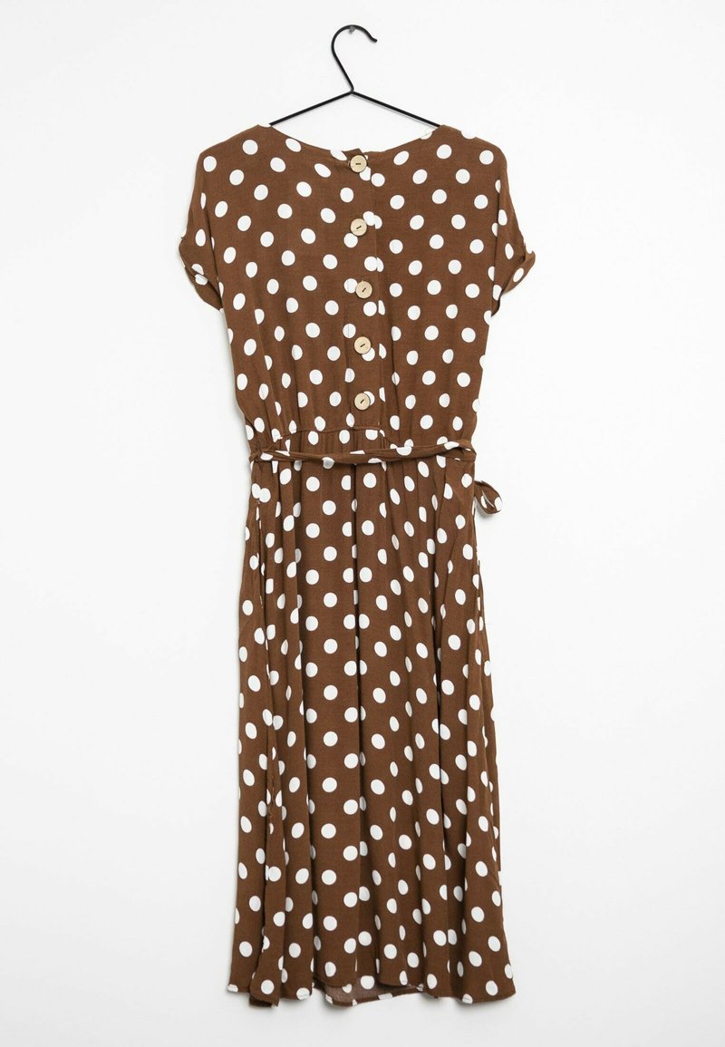 Vestido Blanco Vestido Lunares Marron Mango Mango Lanza El