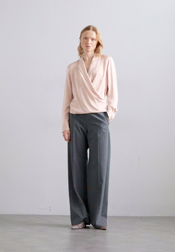 LAPEL WRAP - Blouse - blush4