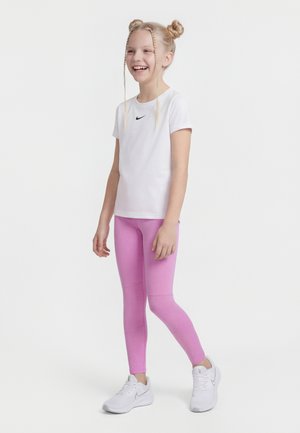 Nike Performance UNISEX - Leggings - magenta/black/white