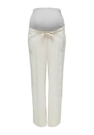 ONLY MATERNITY, HOSE GERADE GESCHNITTEN MITTLERE TAILLE MATERNITY HOSE - Kalhoty - moonbeam