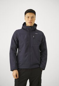 CMP - MAN JACKET ZIP HOOD - Chaqueta softshell - blue Imagen en miniatura 1
