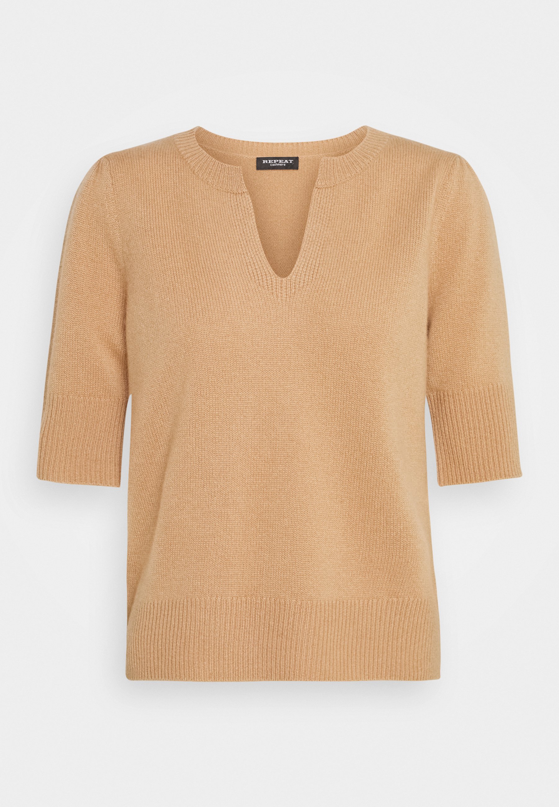 Repeat Strikkegenser camel Zalando.no Repeat Strikkegenser - camel