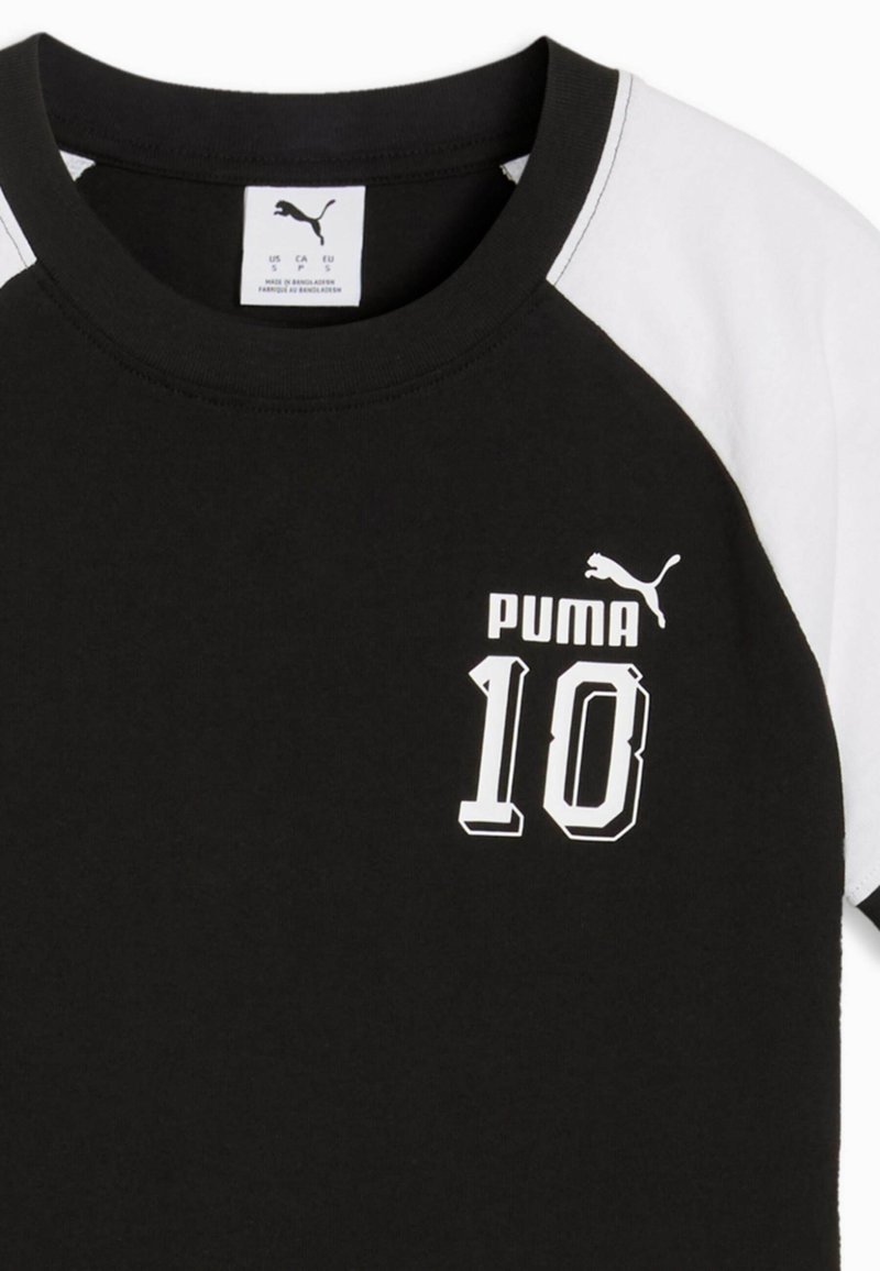 FUTURE.PUMA.ARCHIVE SLIM RINGER-T-SHIRT - Triko s potiskem - black