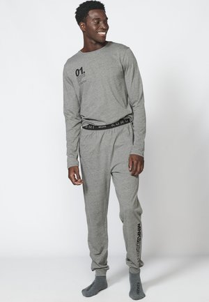 Nachtwäsche Set - gris medio vigoré   dark grey vigore
