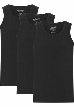 3 PACK  - Unterhemd/-shirt - black