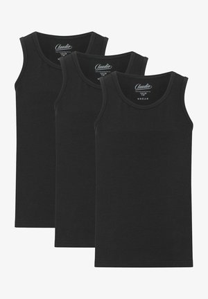 Claudio 3 PACK - Undershirt - black