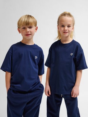Hummel, LOOSE - T-shirt basique - dress blues