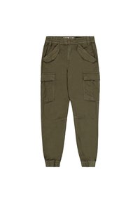 AIRMAN PANT - Oldalzsebes nadrágok - dark oliv