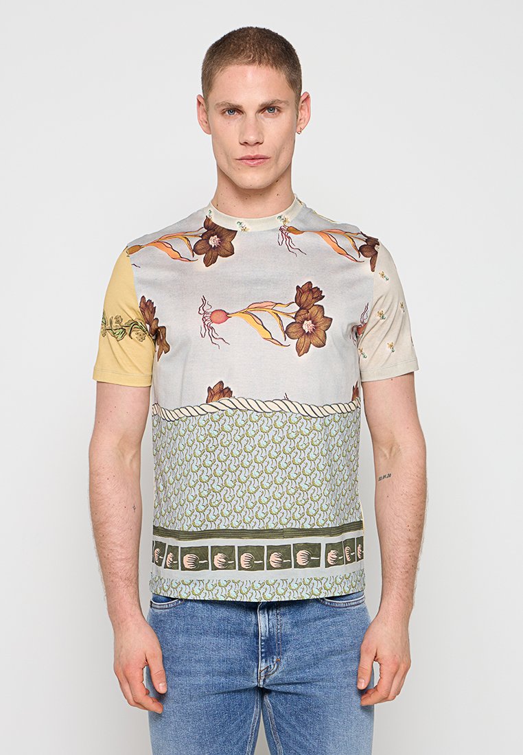 Paul Smith T-shirt print geel