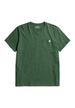 TREESHIRT POCKET - Basic T-shirt - olive mel