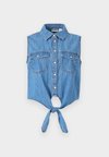 NMHELSA TIE - Μπλούζα - light blue denim