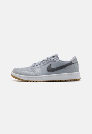 AIR JORDAN 1 LOW UNISEX - Golfijalatsid - wolf grey/iron grey/white/medium brown