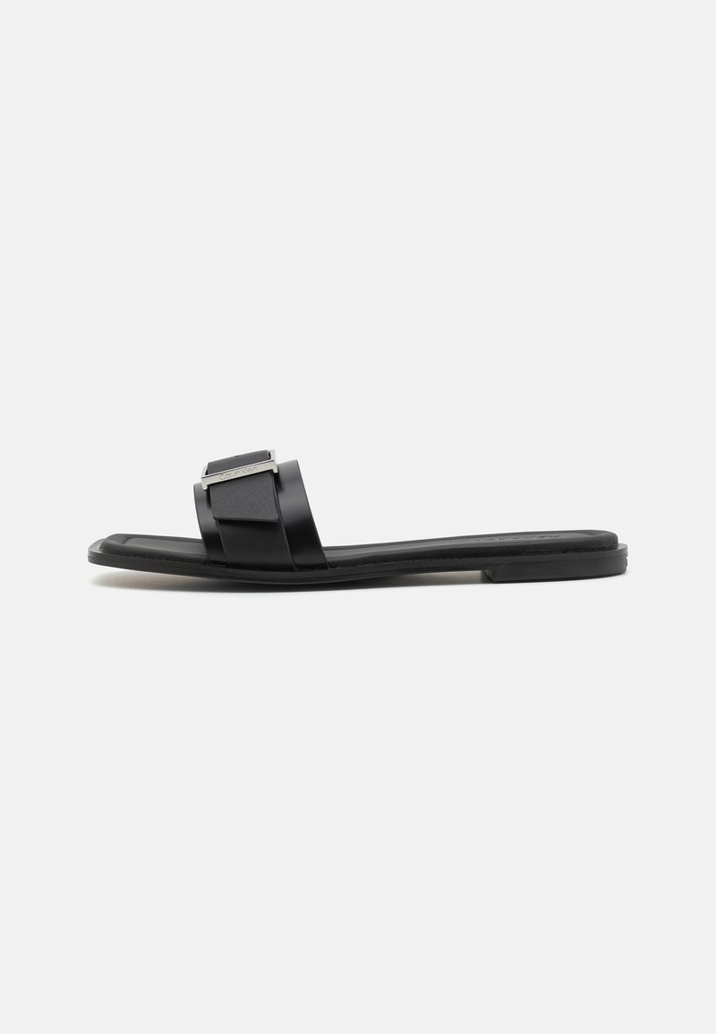 Calvin Klein - FLAT SLIDE BUCKLE  - Mules - black, Enlarge